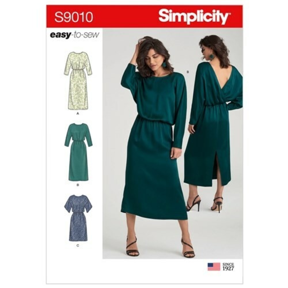 Simplicity Misses' Dresses R10350 (S9010) Size U.S. H5 (6 - 14)